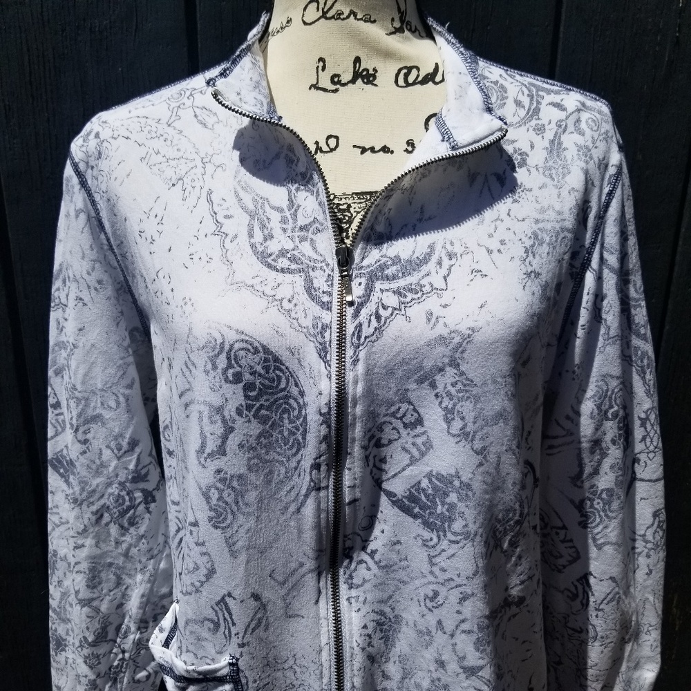 Spa by Chico's White Jacket Medium